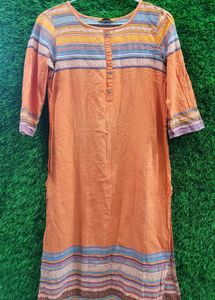 beautiful orange kurta