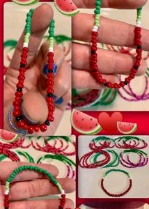 Watermelon Beaded Bracelet 🍉