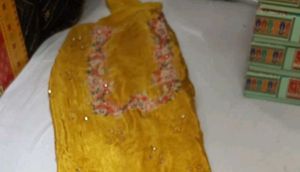 Yellow Dress Material