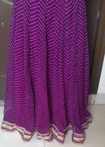 Purple Leheriya Lehenga🥻