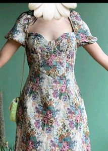 MIDNIGHT BLOOM MINI DRESS