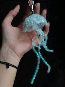 Iridescent Jellyfish Bag Charm