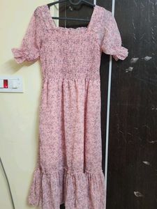 Georgette Pink Dress