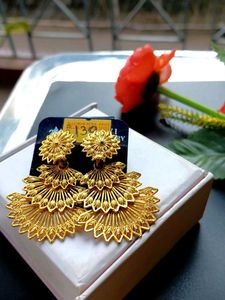 Gold Tone Dangle Earrings