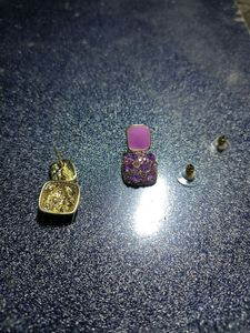 Unused Purple Studded Earrings