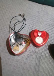 Heart shape couple neck chain