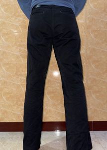 Black colour bell bottom original cargo pant