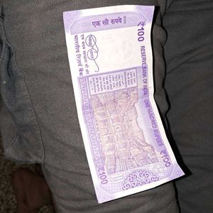 Fancy number rs100 note 9MH 001001