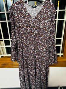 Floral Print Midi Dress