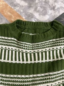 Striped Crop Sweater