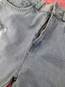 Vintage Ease High-Rise Ripped Denim