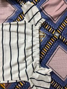 Striped Off-the-Shoulder Top