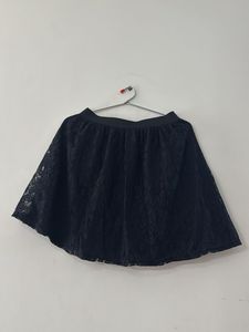 Black Lace Mini Skirt