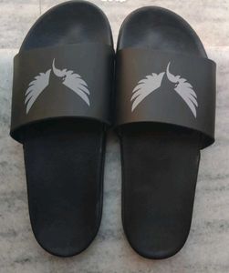 Men slides/flip flops (Black,8)