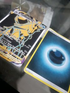 Pokemon Cards Golden Black Calyrex And Energy