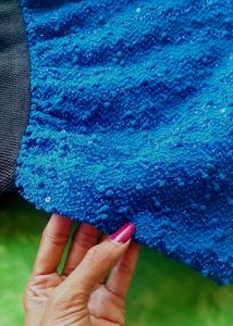 Women Black &amp; Blue Stylish Gown ( Used )