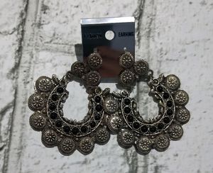 New Oxidised Necklace With Earrings