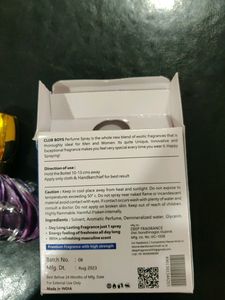 White London Apparel Perfume Spray