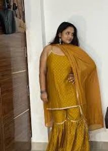 Mustard Sharara Suit Set