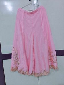 Elegant Pink Kurta and plazzo Set