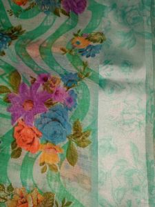 Sea Green Saree