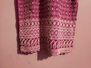 Pink Embroidered Kurta
