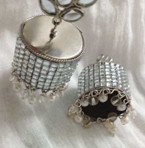 Mirror Jhumkas