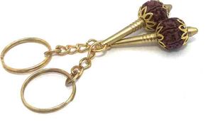 Hanuman Bajrangbali Gada Metal With Rudrashi Mani