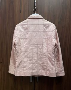 Stylish Pink Plaid Jacket