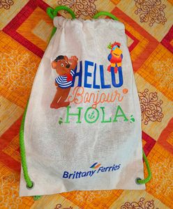 Hand-made Reusable Cotton Febric Bucket For Kids