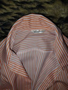 Striped Orange korean Shirt
