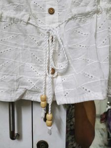 Zudio Bohemian Hakoba Top With Lace Detailing