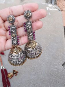 Oxidised Earrings