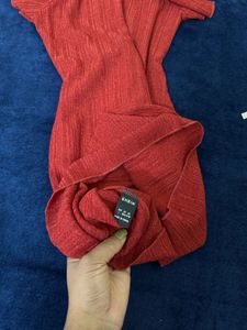 Shein Off Shoulder Lettuce Dress