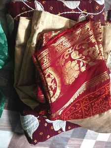 Zari Borders Embroidery  Saree Blouse  size 44