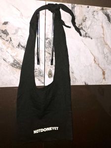 Stylish Black Tote Bag