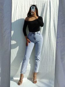 Trendyol Blue Mom Denim Jean
