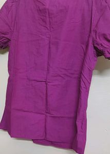 Purple Short Sleeve Top