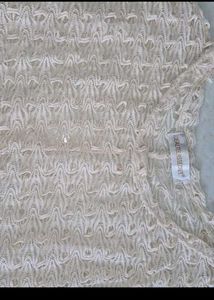 Crochet Cream Knit Top✨️