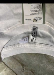 H&amp;m White Oversized T Shirt