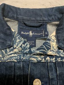 🫠VTG Ralph Lauren Floral  denim jacket.