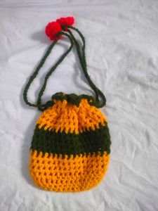 Crochet pouch or potali 👝