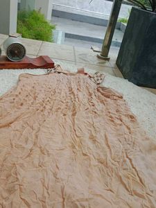 Blush Laser Cut Sleeveless Dress