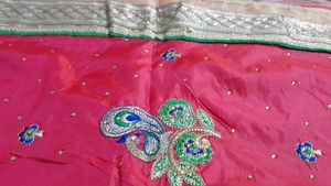 Embroidered Indian Fabric