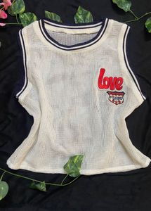 Net Crop Top
