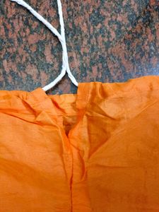 Orange Pattiyala Pant