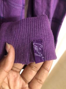 Garage Long Sleeve Purple Jacket