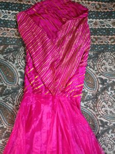 Pink Leheriya Dress