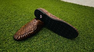 Brown Woven Loafers
