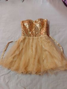 Sparkling Gold Party Dress